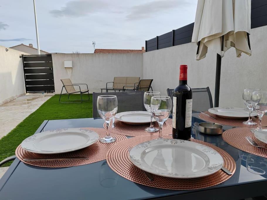 Chez Roberto/Jardin/Parking Apartment Fos-sur-Mer Luaran gambar